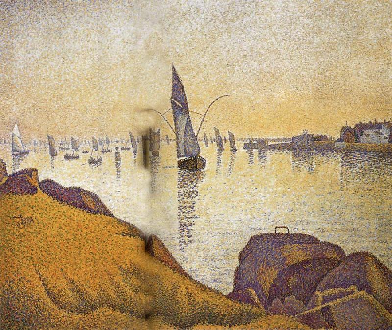 Paul Signac The peace of the dusk china oil painting image